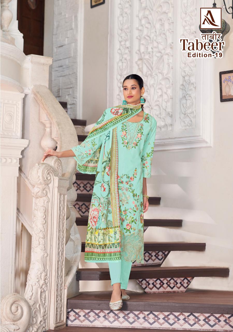 Alok Tabeer Vol 19 catalog buy dress materials wholesale
