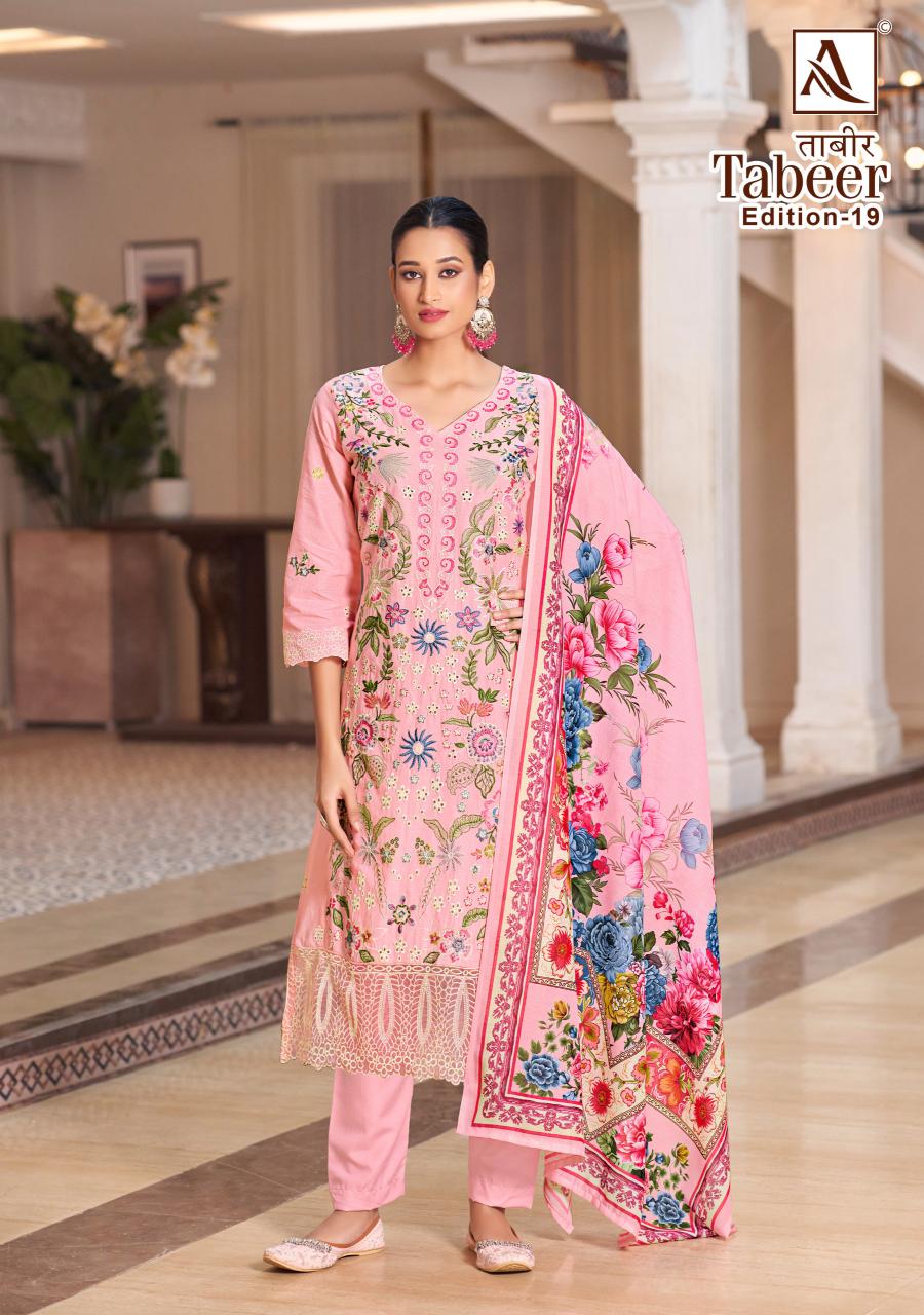 Alok Tabeer Vol 19 catalog buy dress materials wholesale