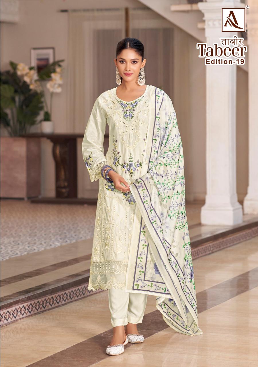 Alok Tabeer Vol 19 catalog buy dress materials wholesale