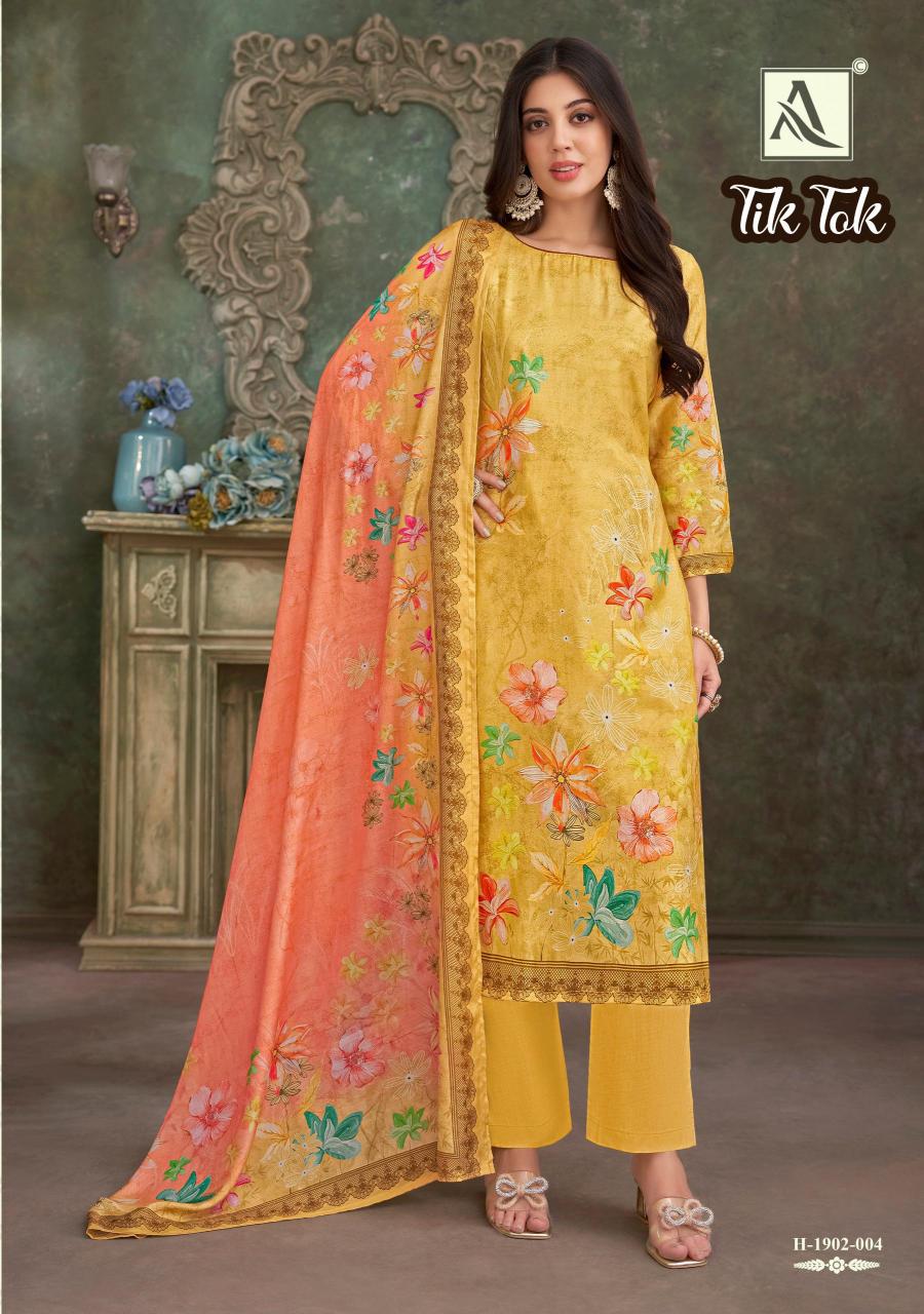 Alok Tik Tok catalog dress material surat wholesale