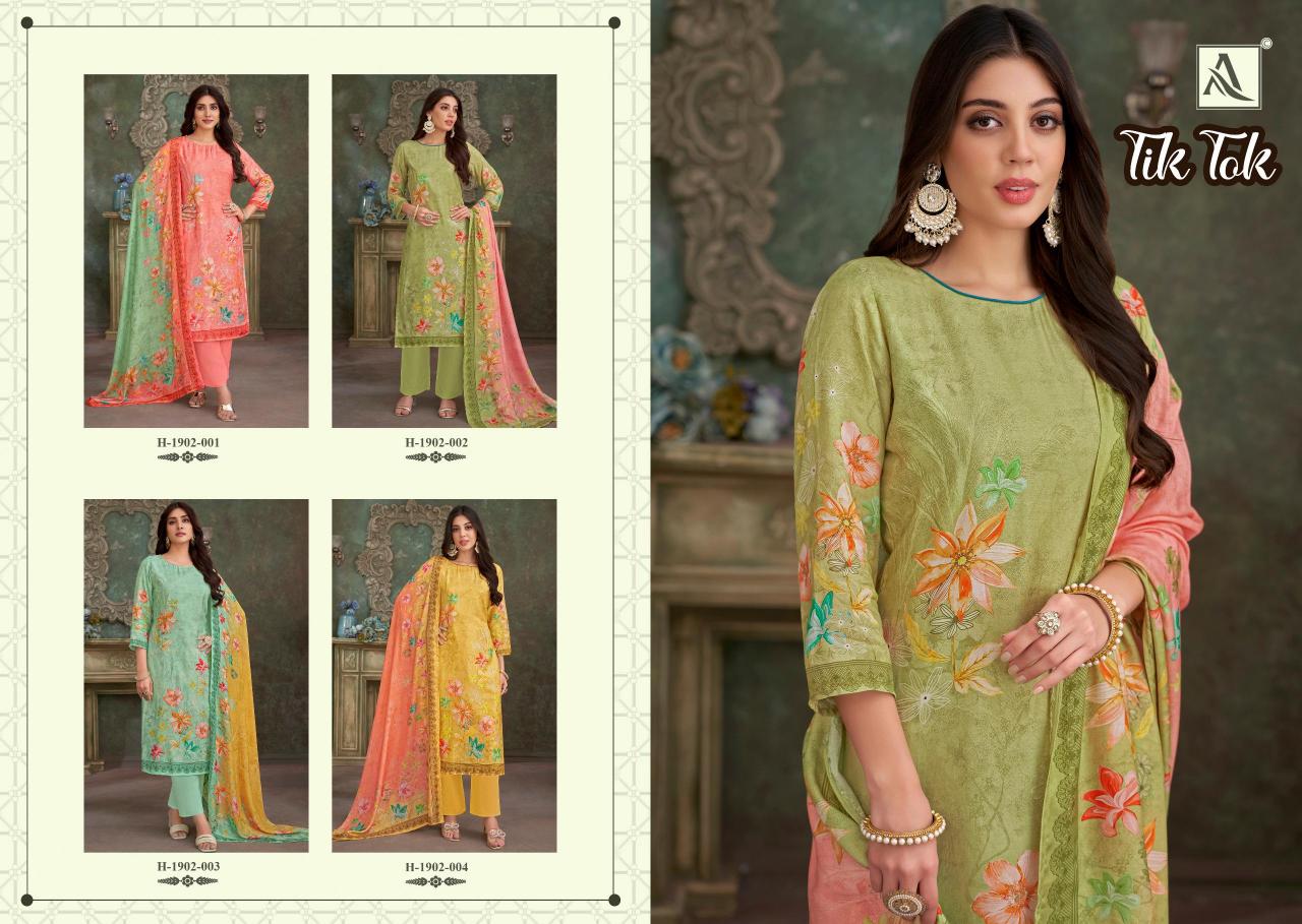 Alok Tik Tok catalog dress material surat wholesale