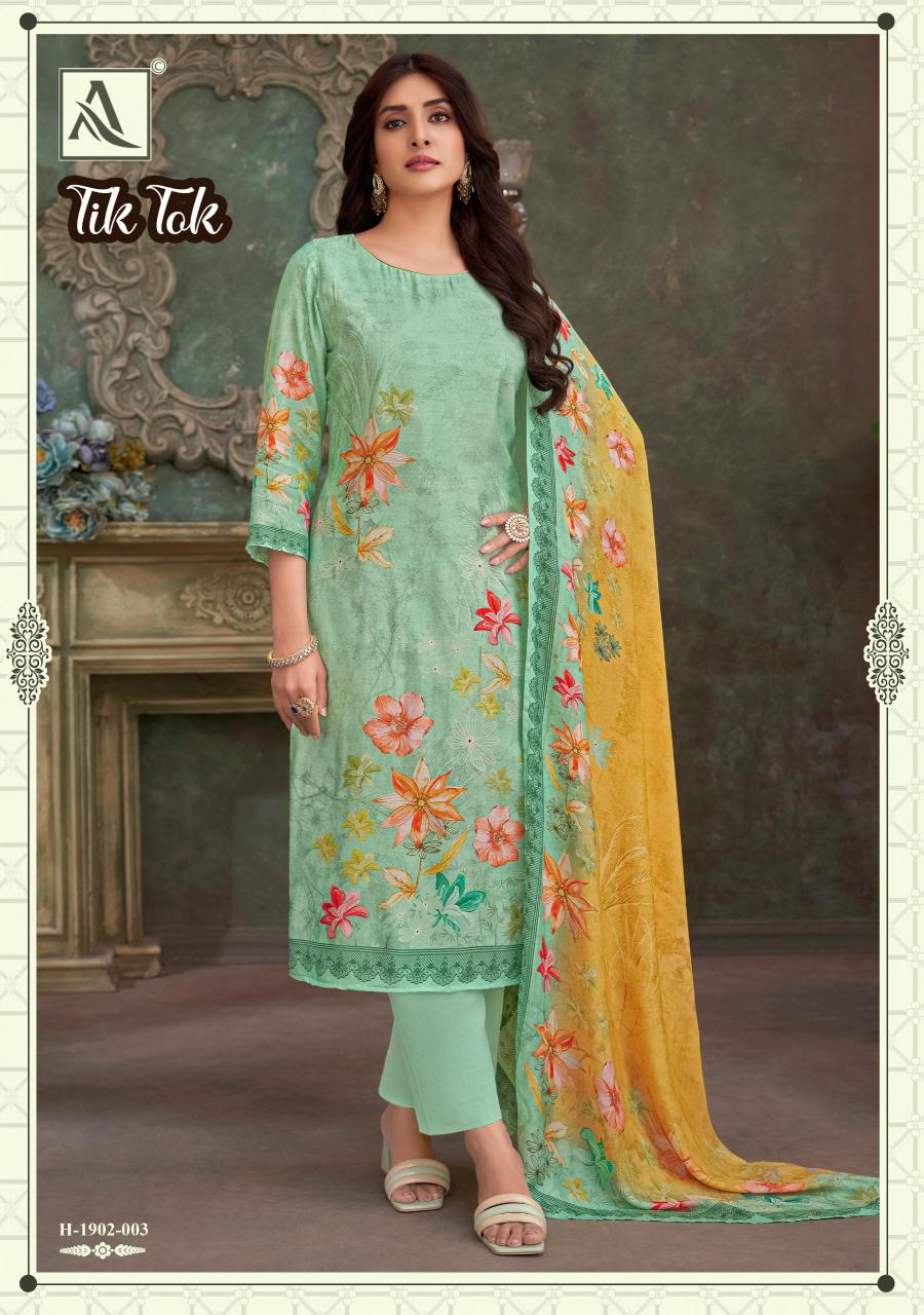 Alok Tik Tok catalog dress material surat wholesale