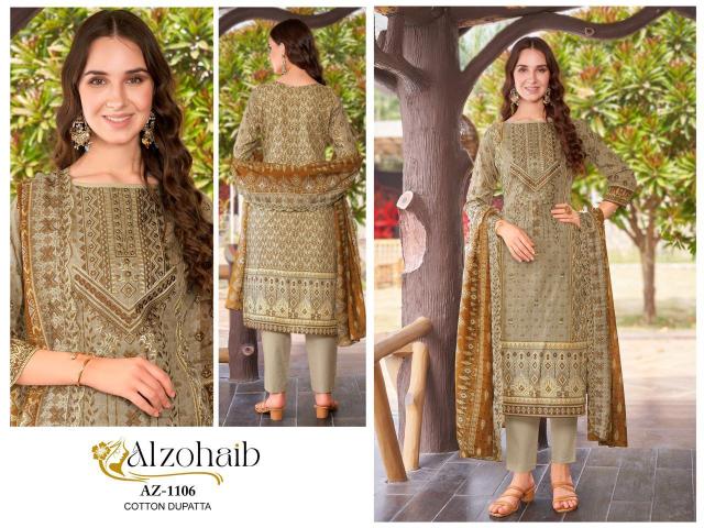 Alzohaib Az 1106 To 1111 Catalog cheap pakistani suits online canada