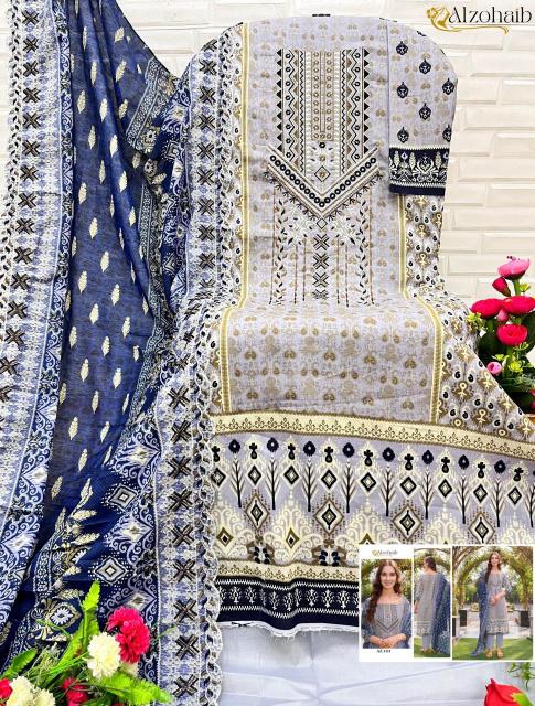 Alzohaib Az 1106 To 1111 Catalog cheap pakistani suits online canada