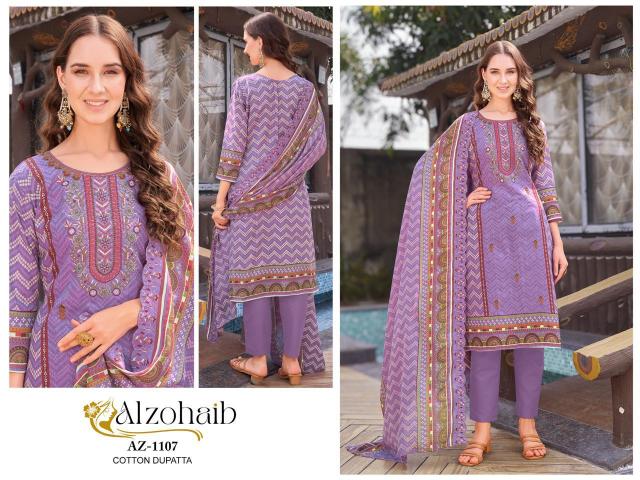 Alzohaib Az 1106 To 1111 Catalog cheap pakistani suits online canada