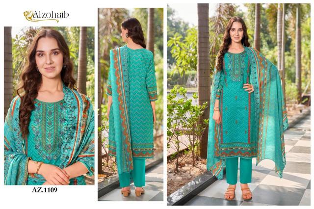 Alzohaib Az 1106 To 1111 Catalog cheap pakistani suits online canada