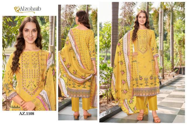Alzohaib Az 1106 To 1111 Catalog cheap pakistani suits online canada