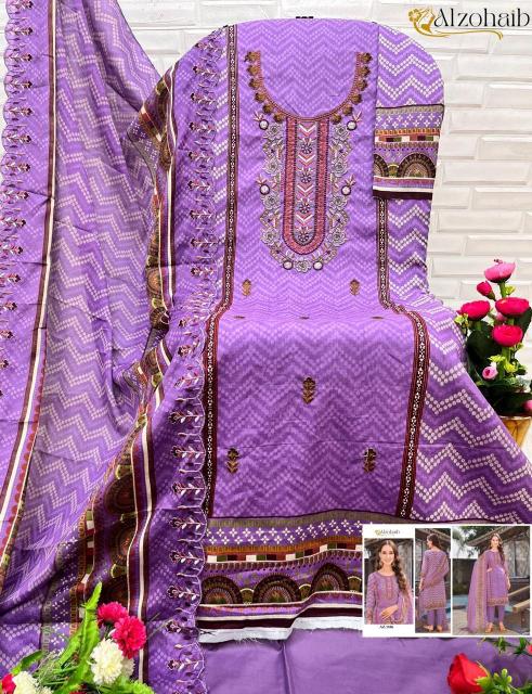 Alzohaib Az 1106 To 1111 Catalog cheap pakistani suits online canada