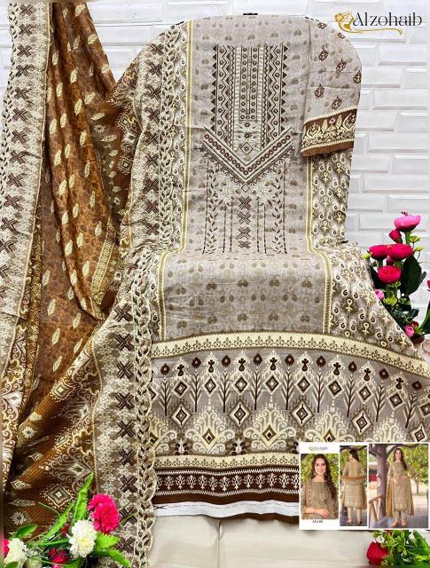 Alzohaib Az 1106 To 1111 Catalog cheap pakistani suits online canada
