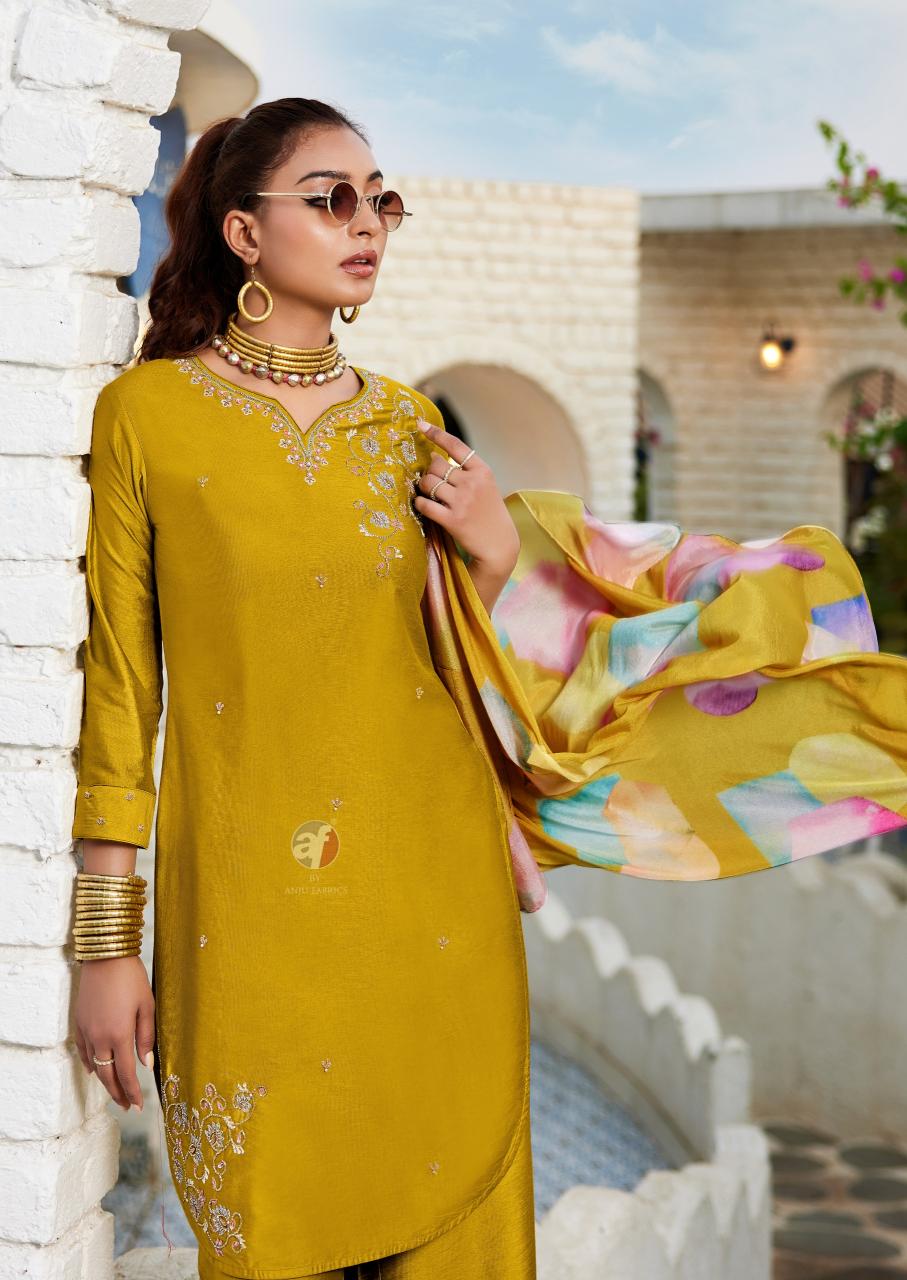 Anju Fabrics Fusion vol 5 catalog co ord wholesale