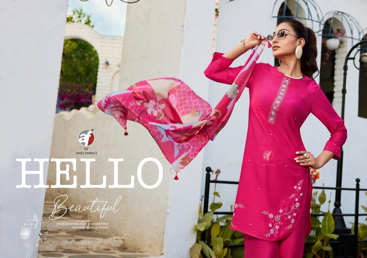 Anju Fabrics Fusion vol 5 catalog co ord wholesale