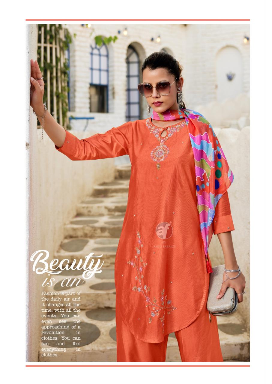 Anju Fabrics Fusion vol 5 catalog co ord wholesale
