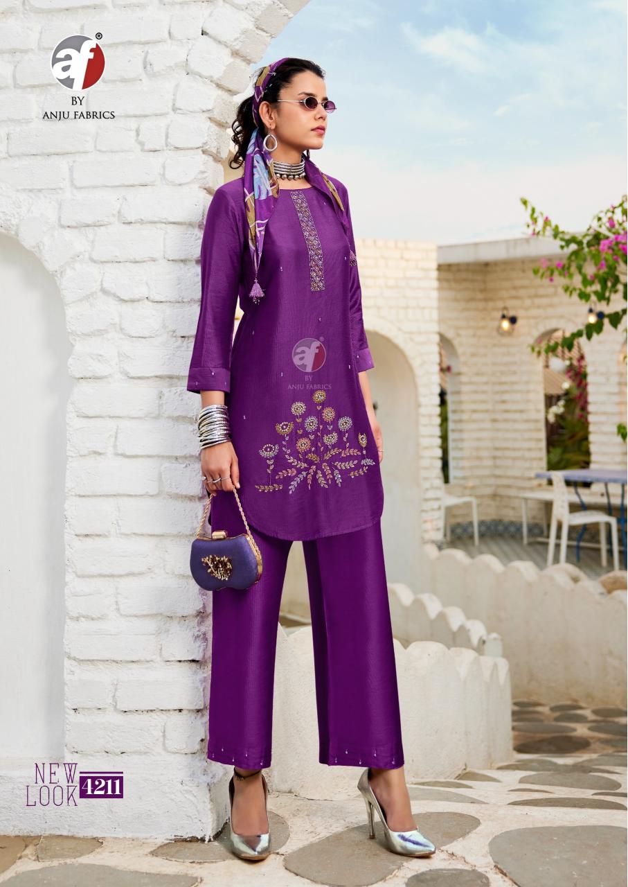 Anju Fabrics Fusion vol 5 catalog co ord wholesale