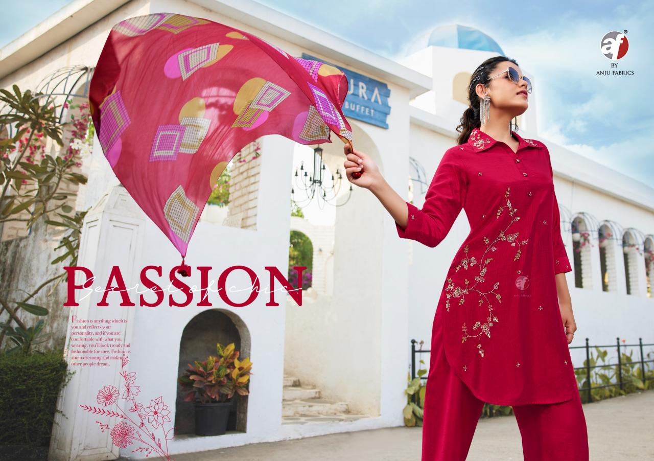 Anju Fabrics Fusion vol 5 catalog co ord wholesale