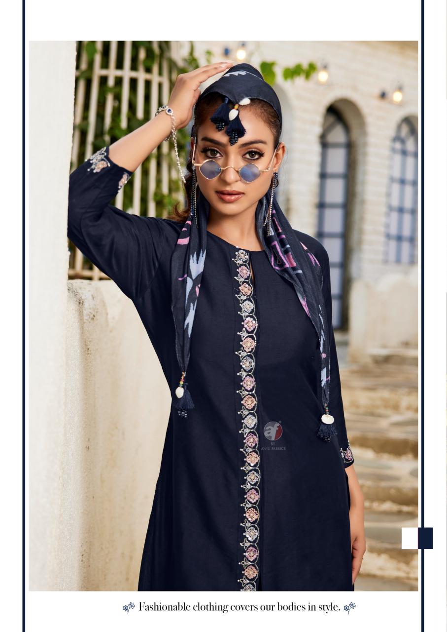 Anju Fabrics Fusion vol 5 catalog co ord wholesale