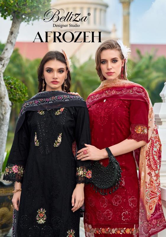 BelliZa Afrozeh catalog best dress material in surat