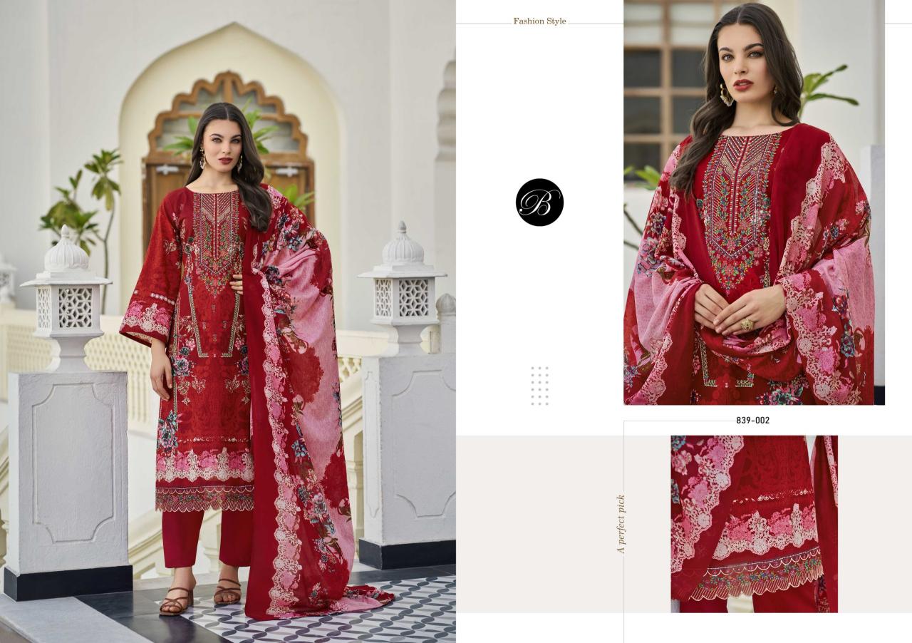 Belliza Almarina vol 3 catalog cotton dress material wholesale price