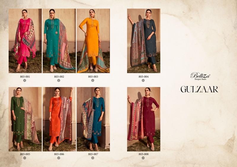 Belliza Gulzaar Catalog ladies dress material wholesalers in surat