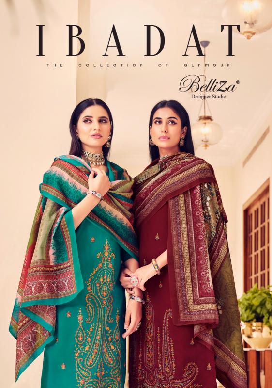 BelliZa Ibadat Catalog cotton dress material surat
