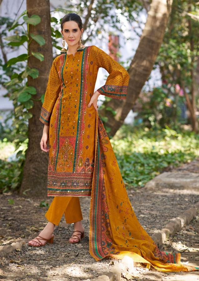 Belliza Nusrat Vol 4 catalog dress material wholesale market in hyderabad