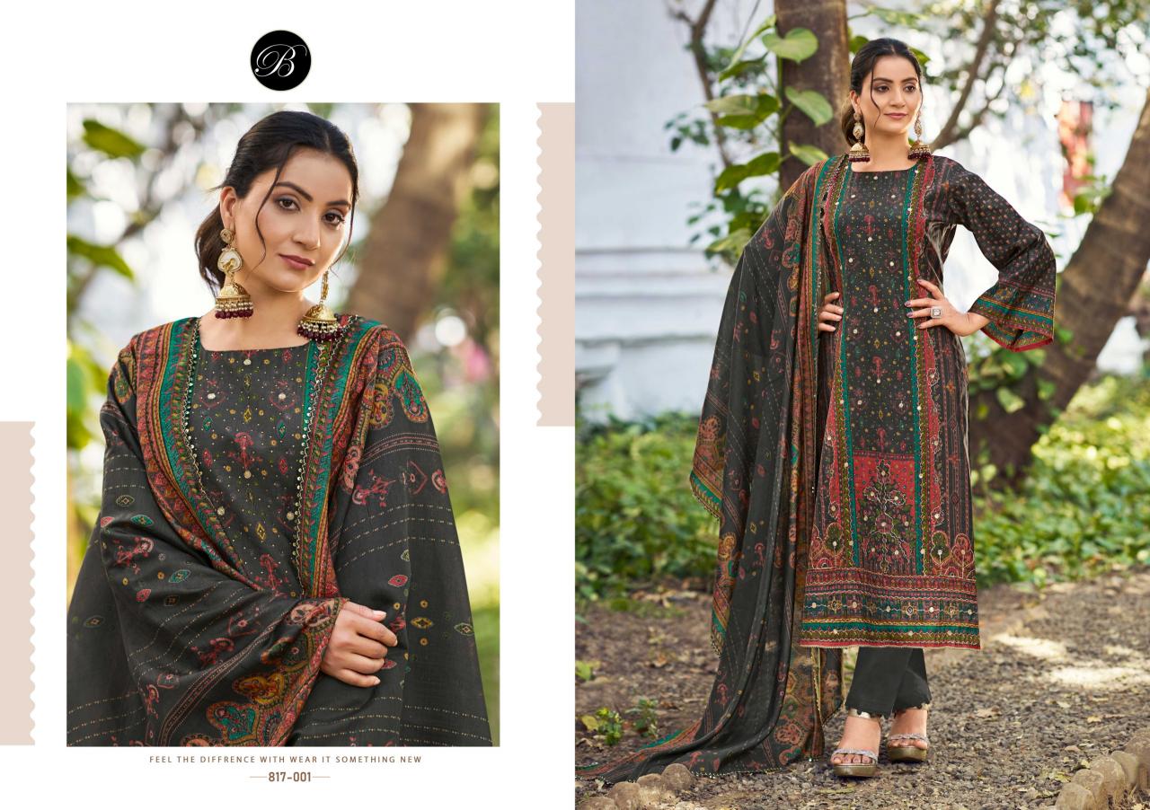 Belliza Nusrat Vol 4 catalog dress material wholesale market in hyderabad