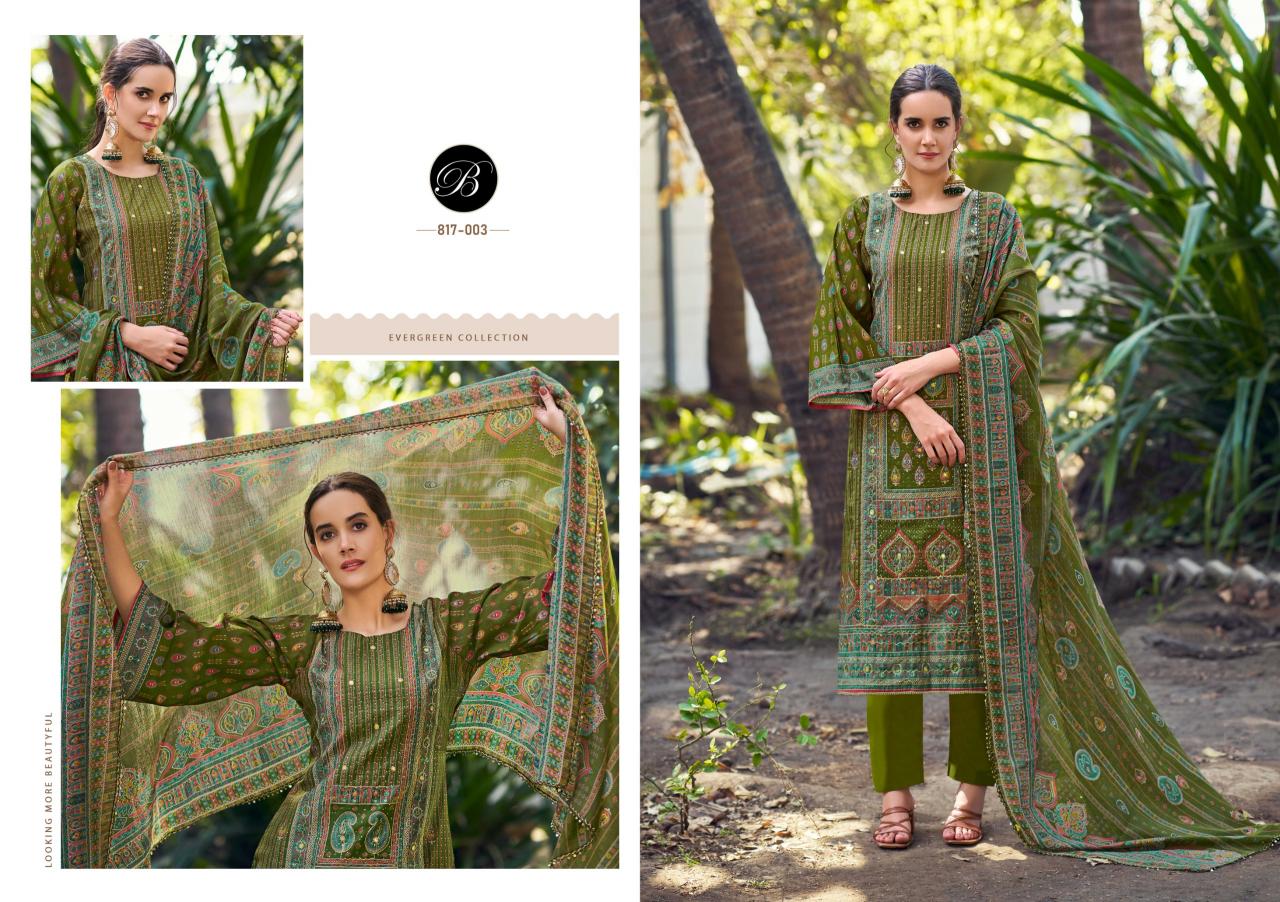 Belliza Nusrat Vol 4 catalog dress material wholesale market in hyderabad