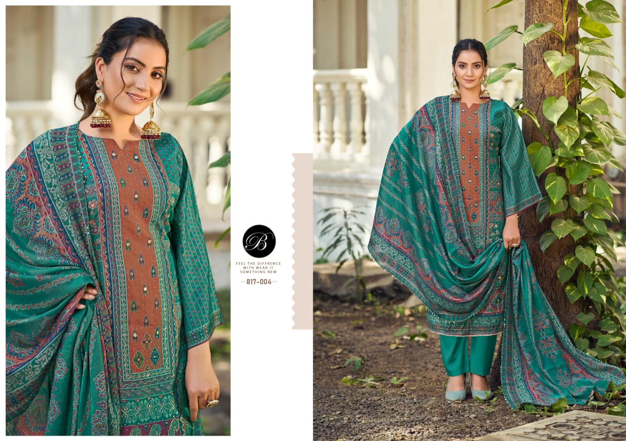 Belliza Nusrat Vol 4 catalog dress material wholesale market in hyderabad