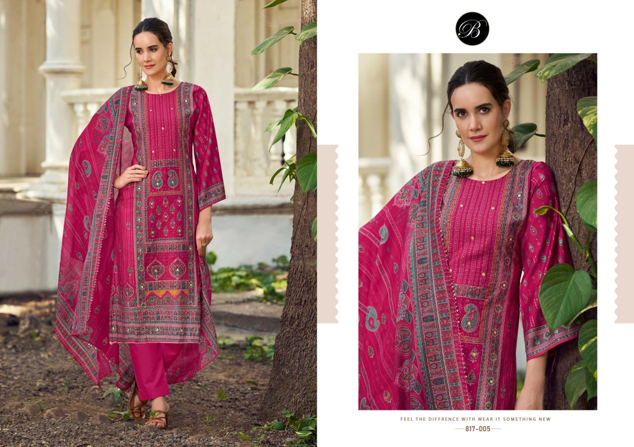 Belliza Nusrat Vol 4 catalog dress material wholesale market in hyderabad