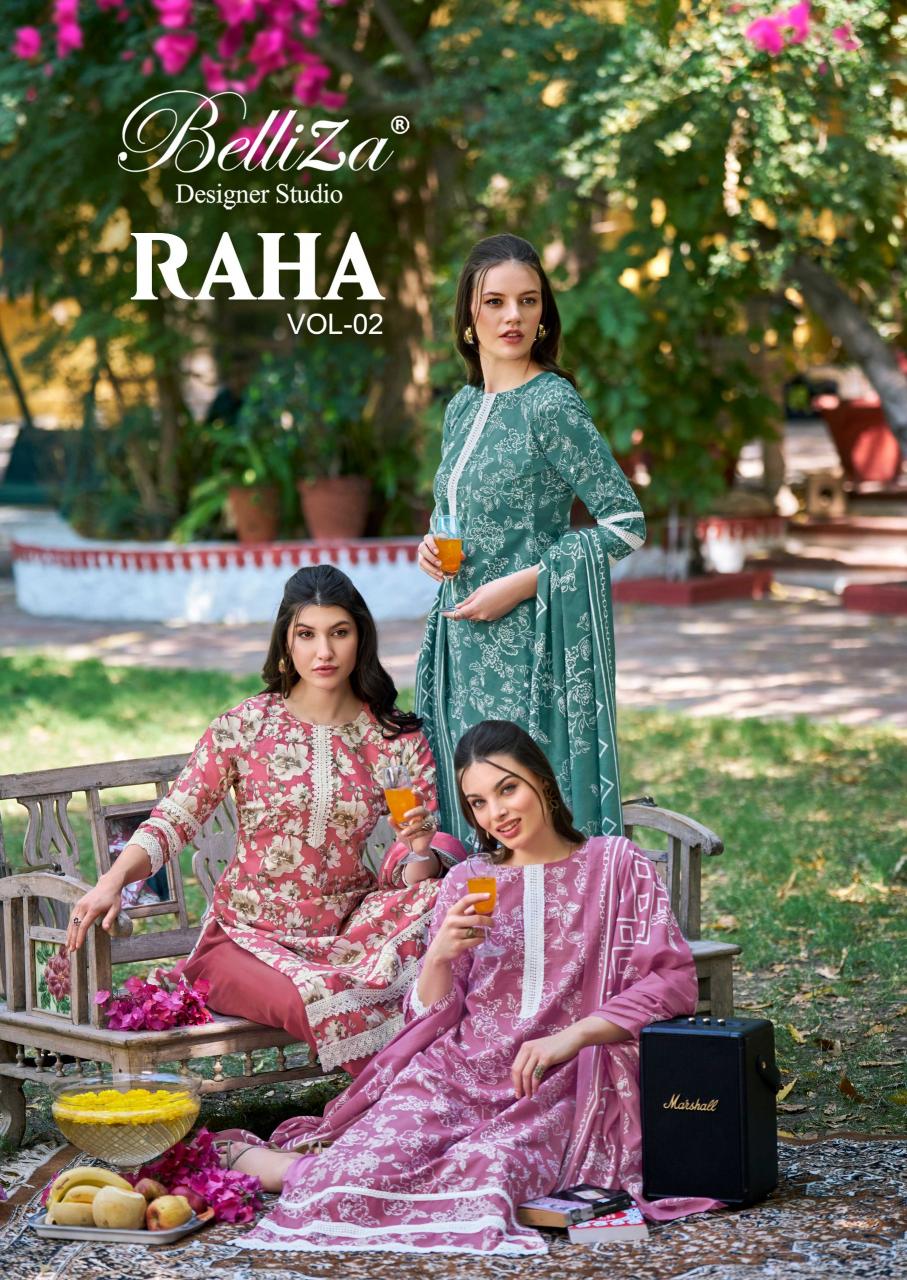 Belliza Raha Vol 2 Catalog cotton printed dress material manufacturer in surat