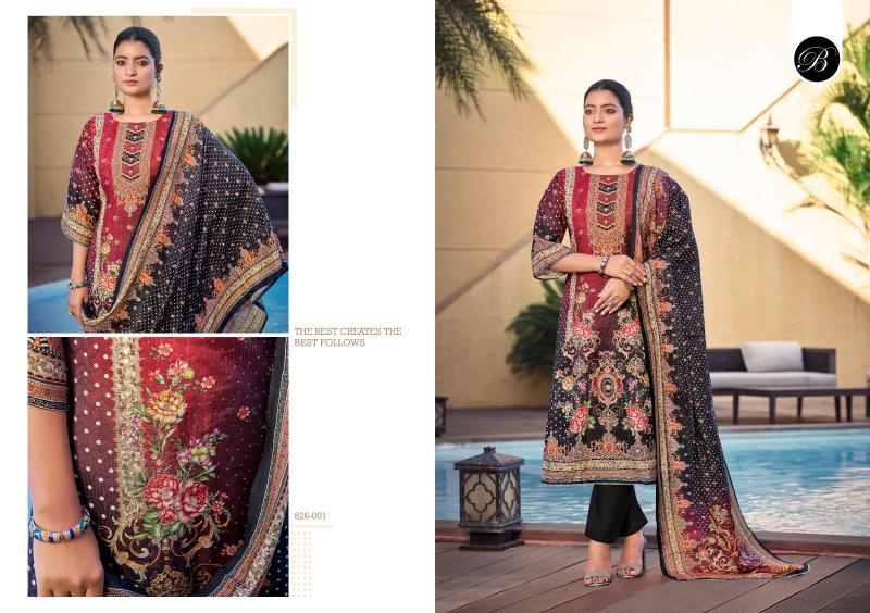 Belliza Surbhi catalog wholesale synthetic dress materials manufacturers