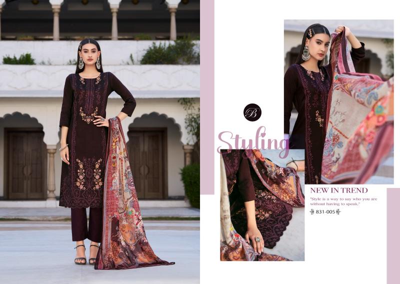 Belliza Zarqash Vol 4 Catalog dadar wholesale market for dress material