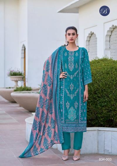 Belliza Zubiya Vol 3 catalog top 10 dress materials manufacturer in surat
