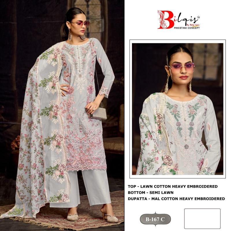 Bilqis B 167 A TO D Catalog pakistani suit fashion