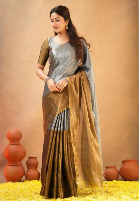 Blousewala Tissue cotton Half Catalog buy half saree online in india