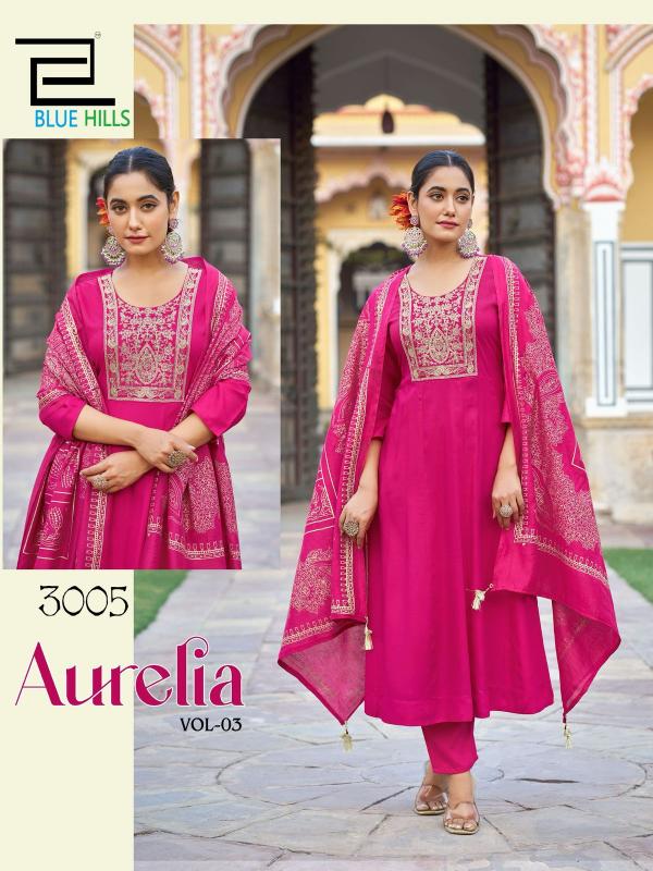 Blue Hills Aurelia Vol 3 catalog india kurti design