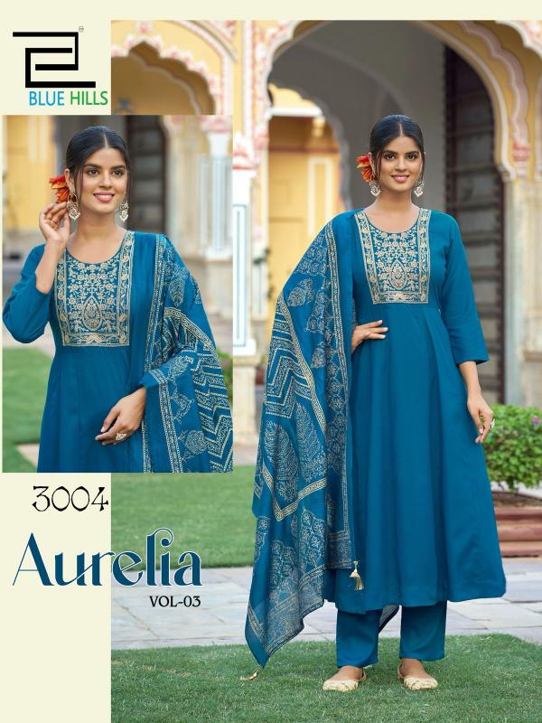 Blue Hills Aurelia Vol 3 catalog india kurti design