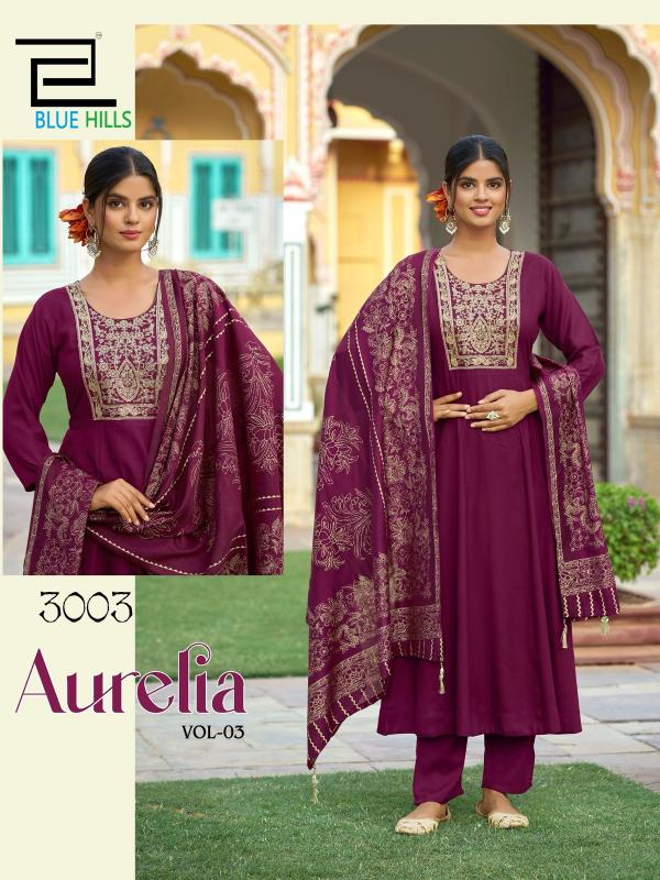 Blue Hills Aurelia Vol 3 catalog india kurti design