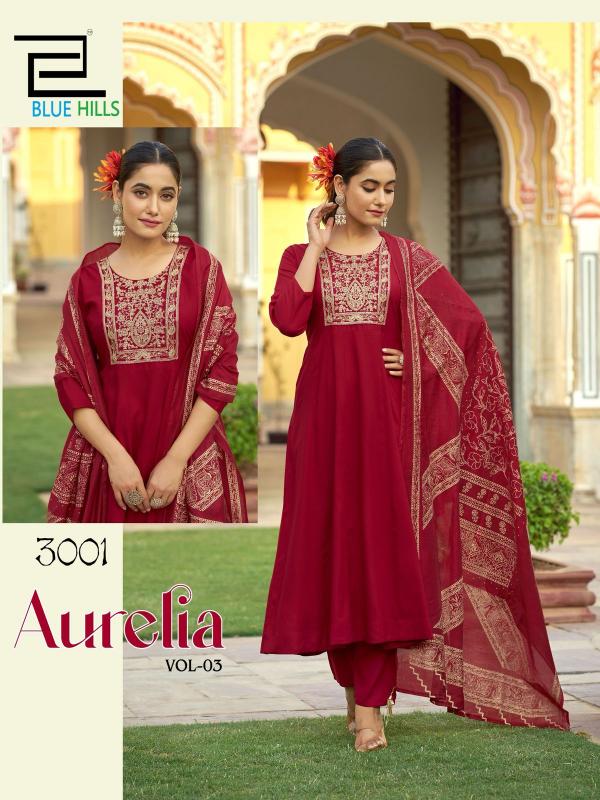 Blue Hills Aurelia Vol 3 catalog india kurti design