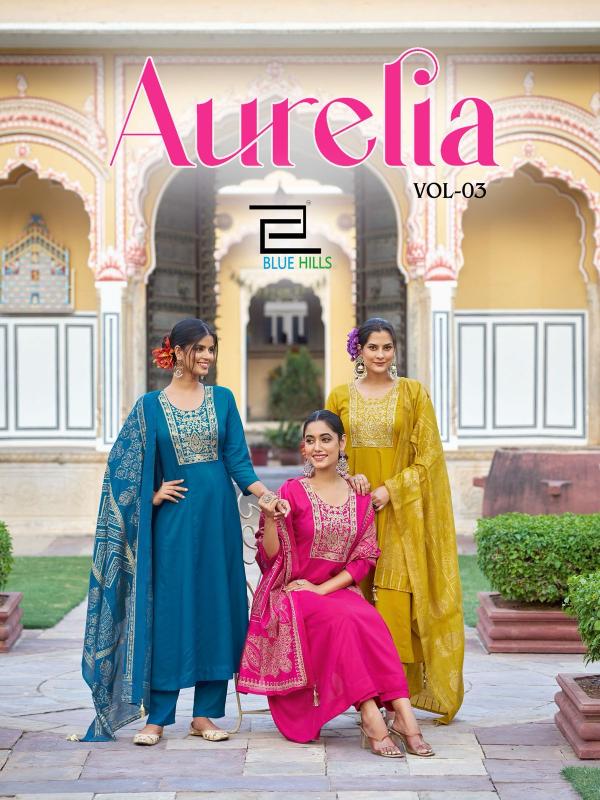 Blue Hills Aurelia Vol 3 catalog india kurti design