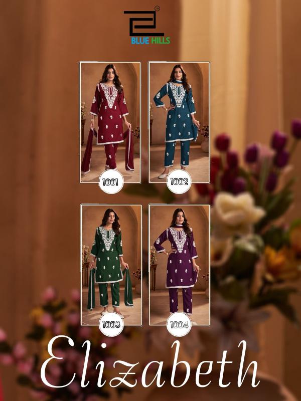 Blue hills Elizabeth catalog threads of india kurtis online