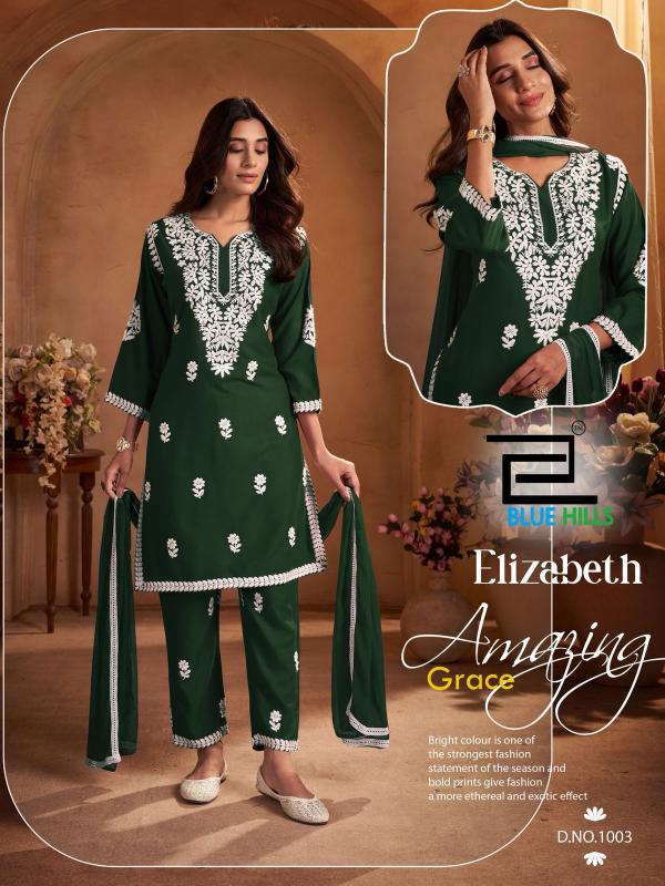 Blue hills Elizabeth catalog threads of india kurtis online