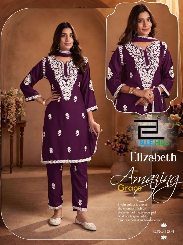 Blue hills Elizabeth catalog threads of india kurtis online