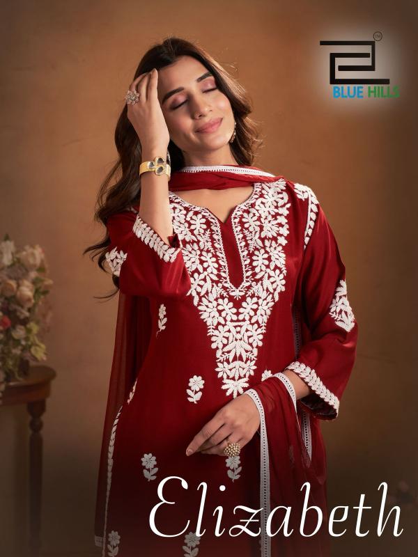 Blue hills Elizabeth catalog threads of india kurtis online