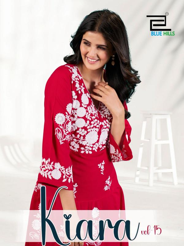 Blue hills Kiara Vol 15 catalog lakhnavi kurti online india