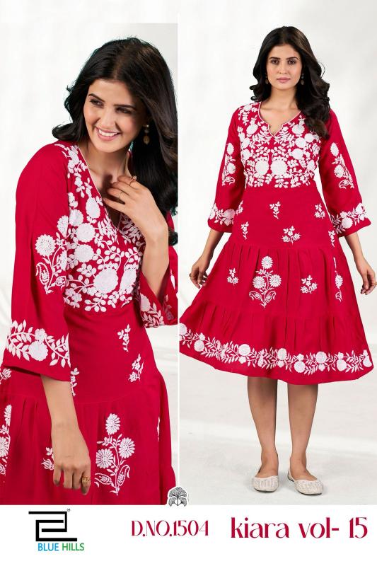 Blue hills Kiara Vol 15 catalog lakhnavi kurti online india