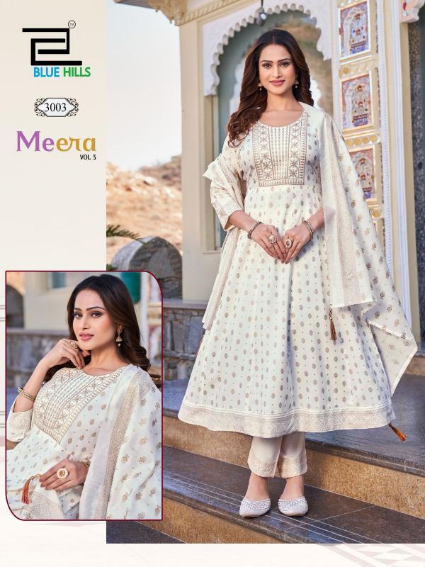 Blue Hills Meera Vol 3 catalog sangria anarkali kurti online india