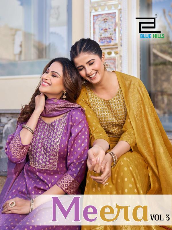 Blue Hills Meera Vol 3 catalog sangria anarkali kurti online india