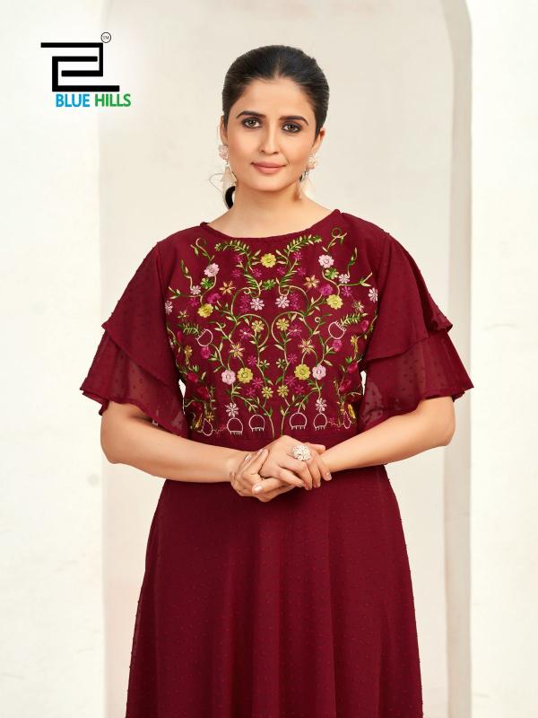 Blue Hills Sensations catalog bell sleeve kurti online india