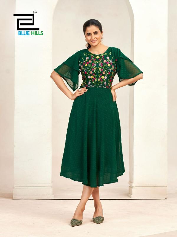 Blue Hills Sensations catalog bell sleeve kurti online india
