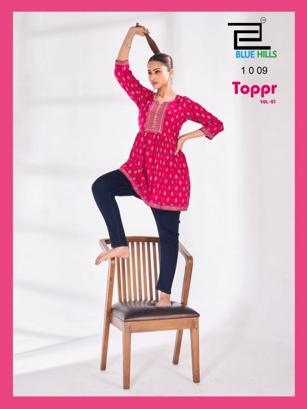 Blue Hills Topper Vol 1 catalog wholesale kurti india